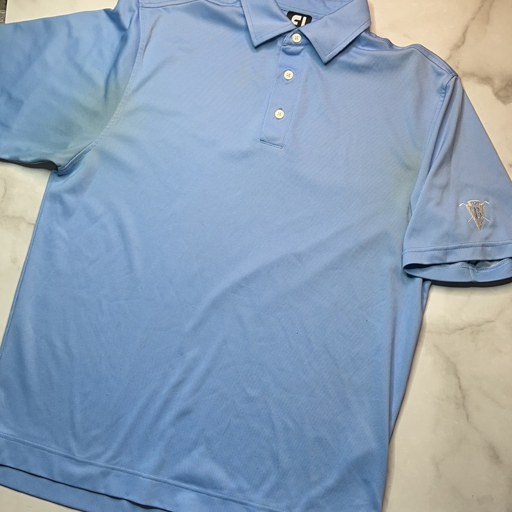 FootJoy Light Blue Polo - Picture 1 of 5